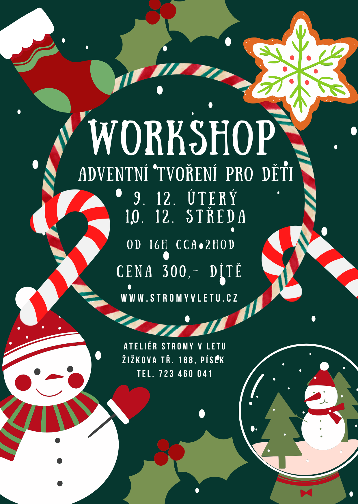 Red Green Colorful Funny Christmas Party Invitation.png pozvánka - Letní tvoření pro děti