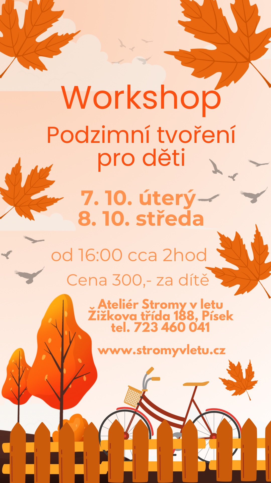 podzimni tvoreni pozvánka - Letní tvoření pro děti